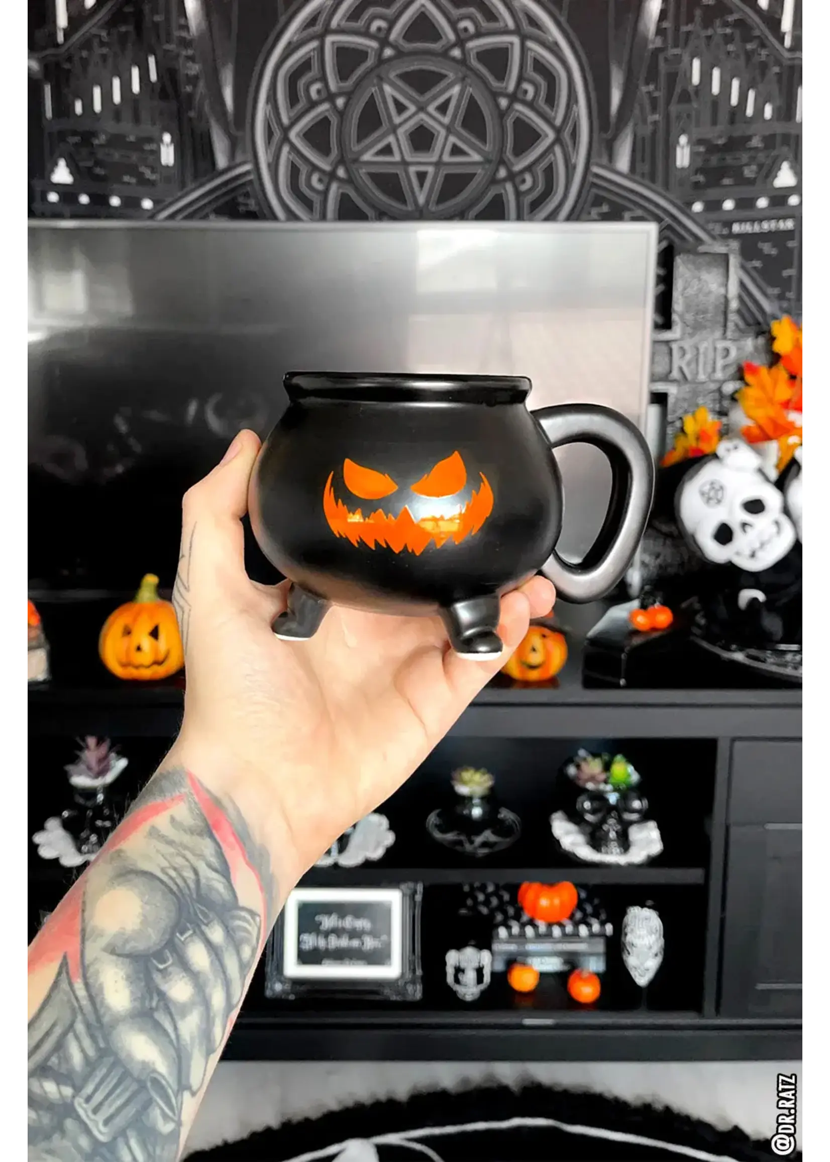 vampirefreaks Halloween Fiend Cauldron Mug