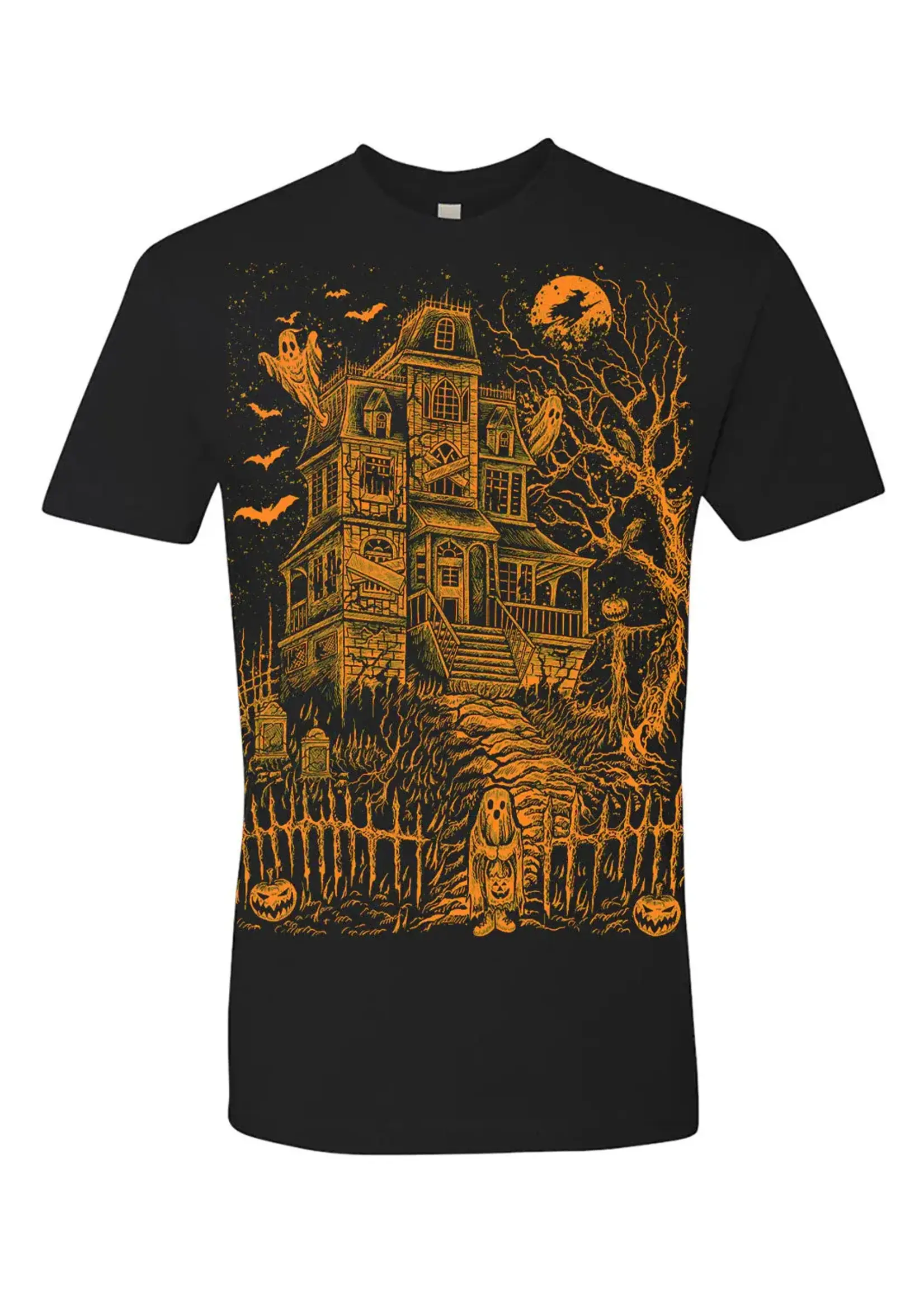 vampirefreaks Haunted Mansion Tee (Pumpkin Orange)