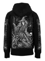 vampirefreaks Season of the Witch (Spiderweb Sleeves) Pullover Hoodie