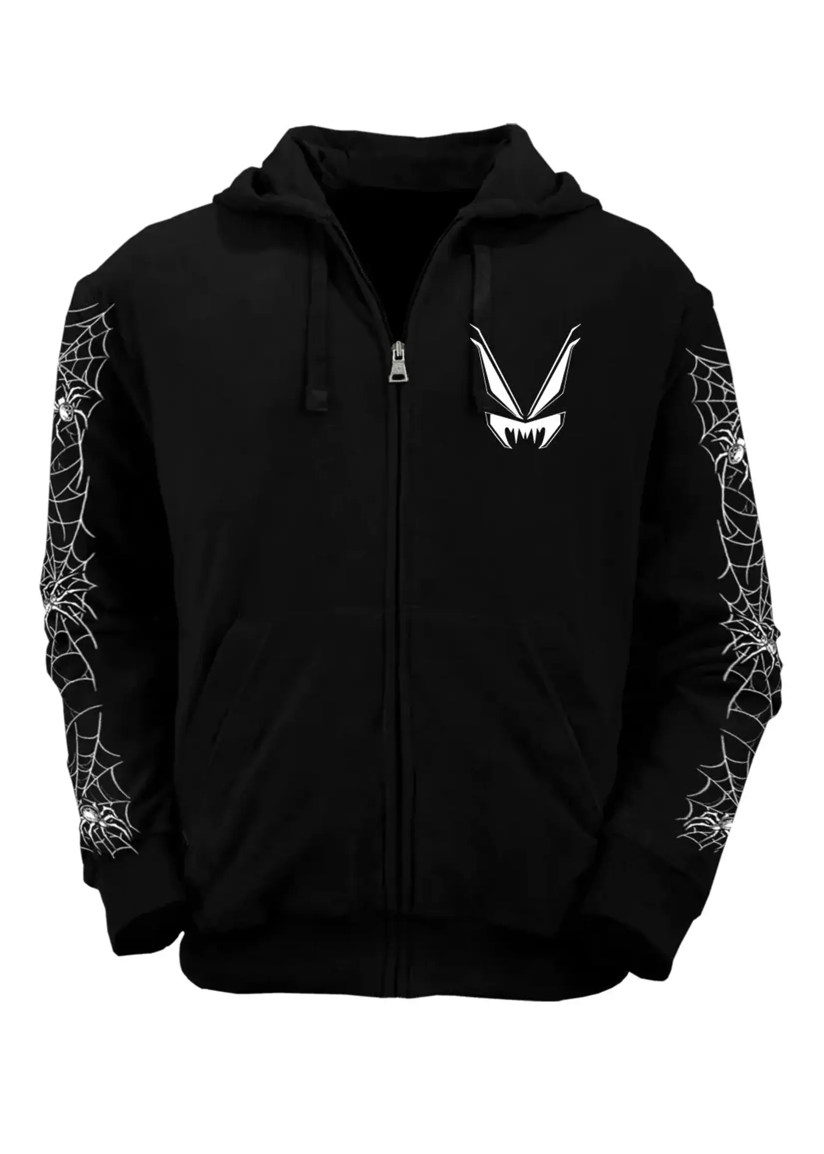 vampirefreaks Season of the Witch (Spiderweb Sleeves) Pullover Hoodie