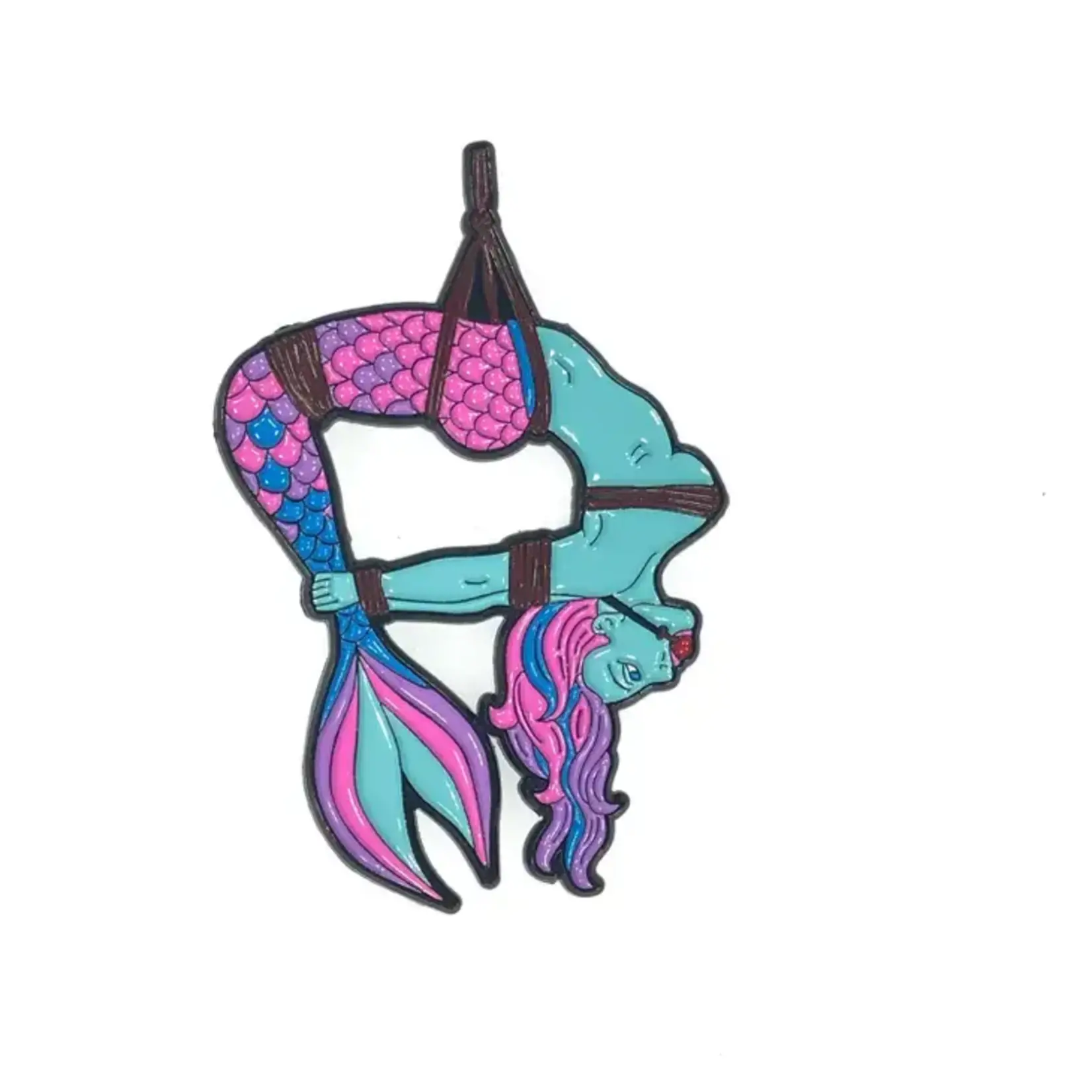 Geeky And Kinky Mermaid (Blue) Enamel Pin
