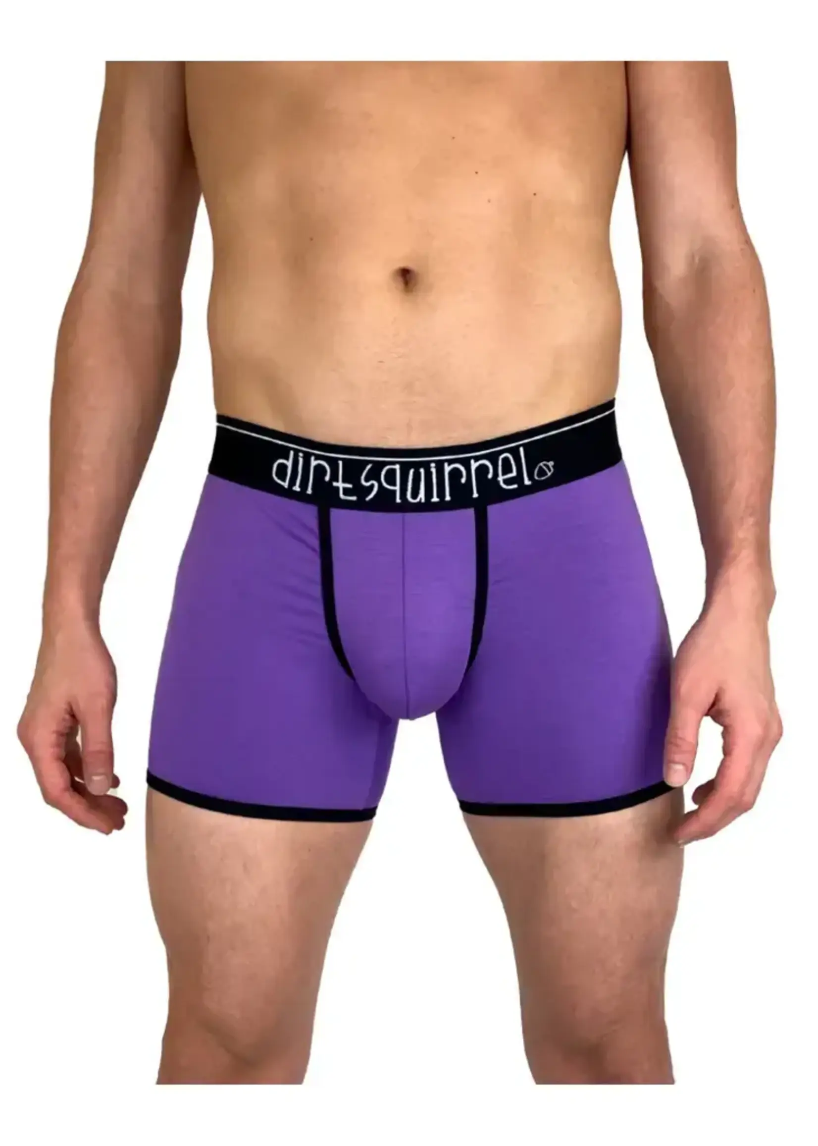 Dirt Squirrel Apparel Heliotrope Purple Bamboo Boxer Brief