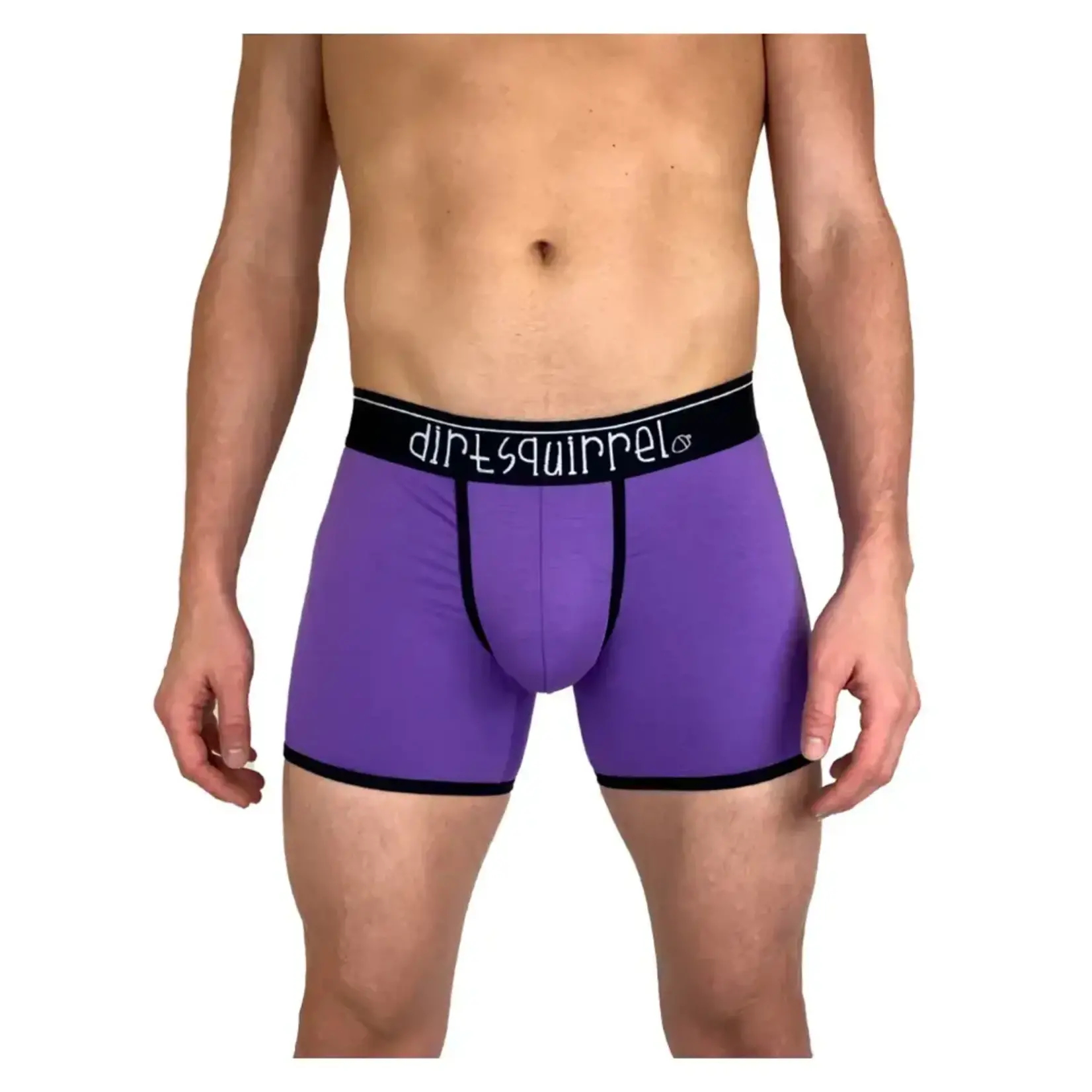 Dirt Squirrel Apparel Heliotrope Purple Bamboo Boxer Brief