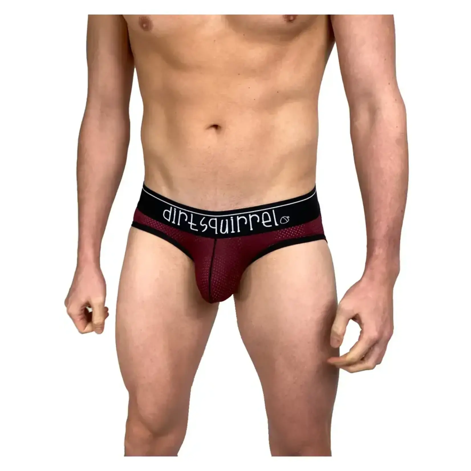 Dirt Squirrel Apparel Syrah Red Mesh Jock