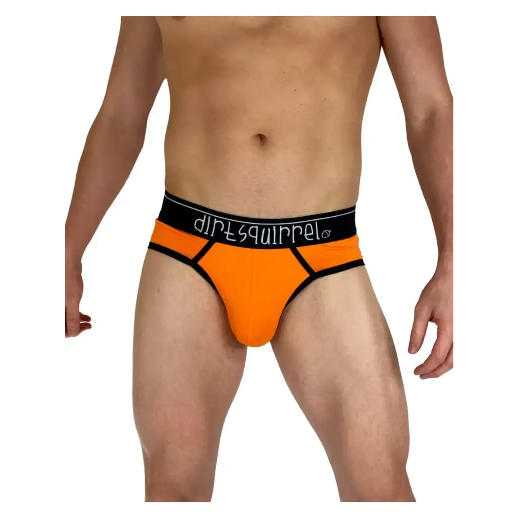 Dirt Squirrel Apparel Tangerine Orange Bamboo Brief