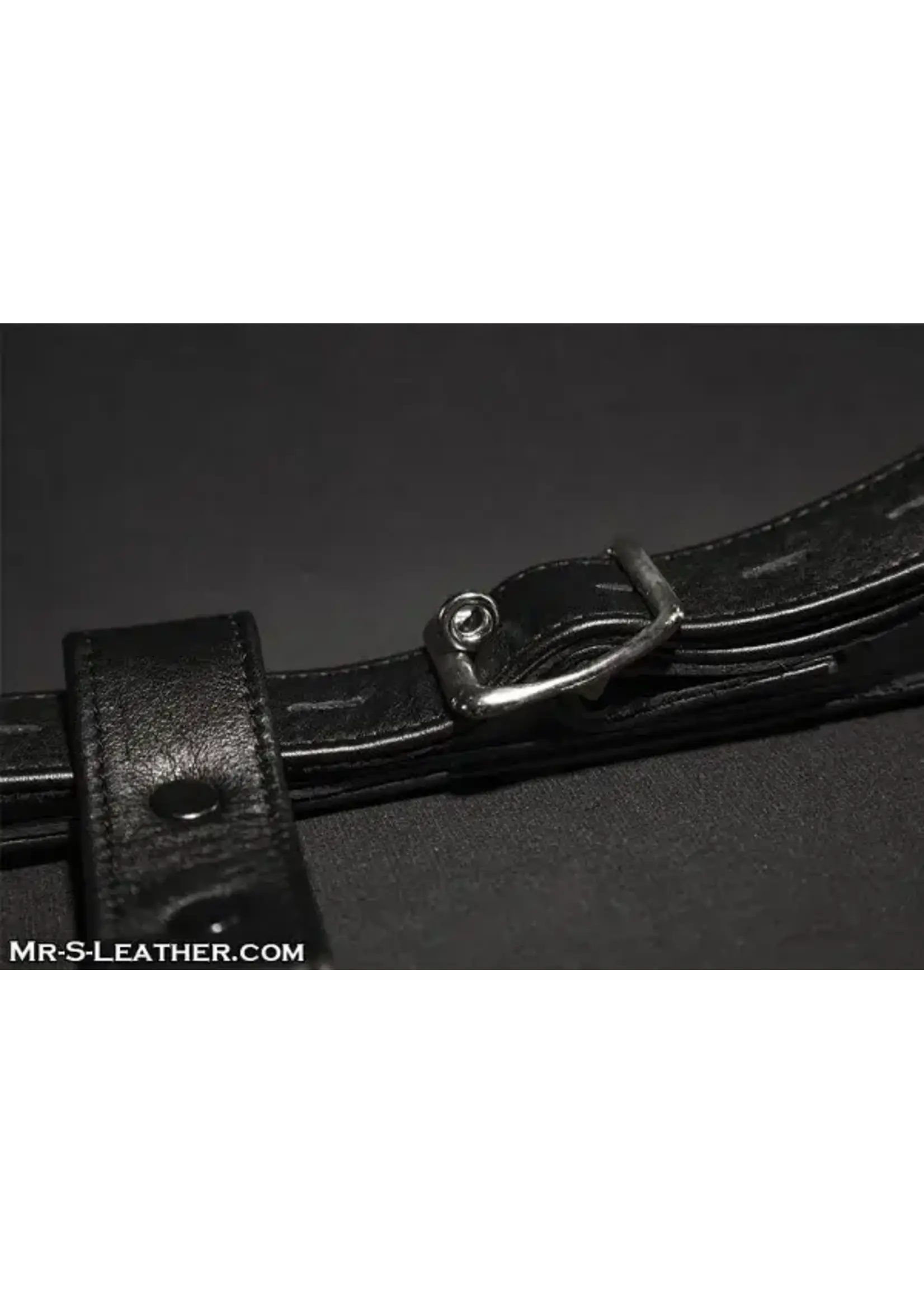Mr. S Leather Mr. S Leather - Deluxe Locking Leather Butt Plug Harness