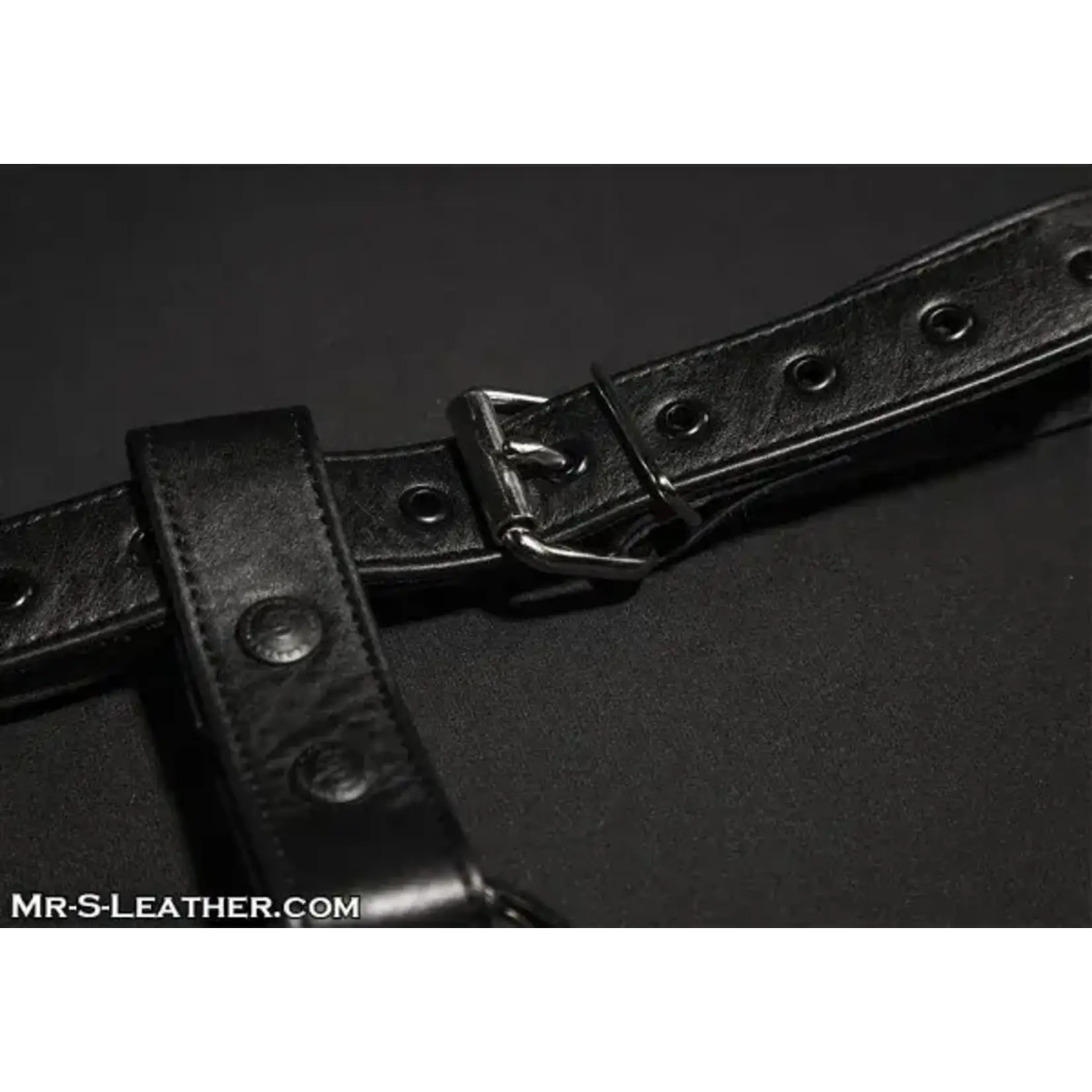 Mr. S Leather Mr. S Leather - Deluxe Non-Locking Leather Butt Plug Harness