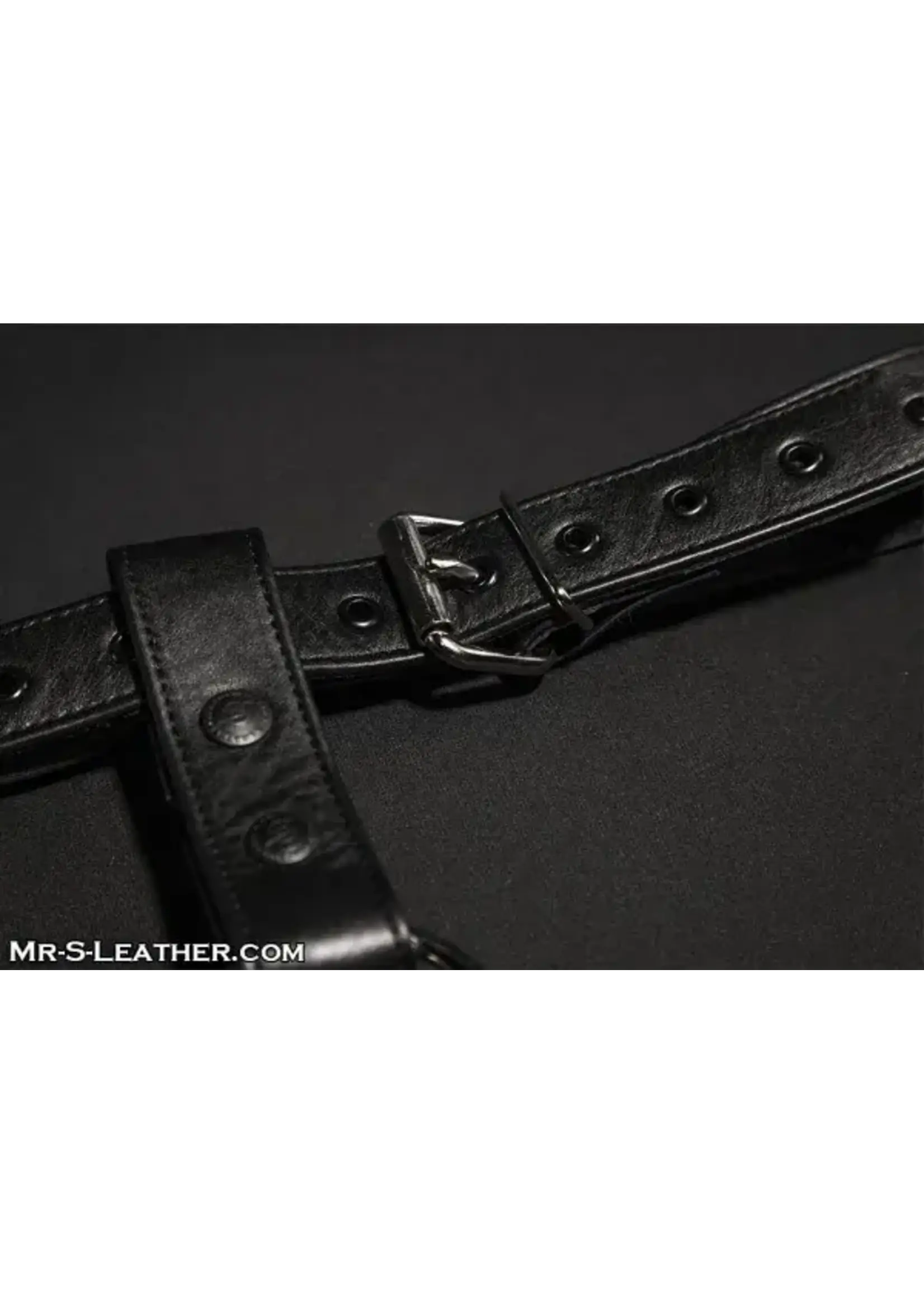 Mr. S Leather Mr. S Leather - Deluxe Non-Locking Leather Butt Plug Harness