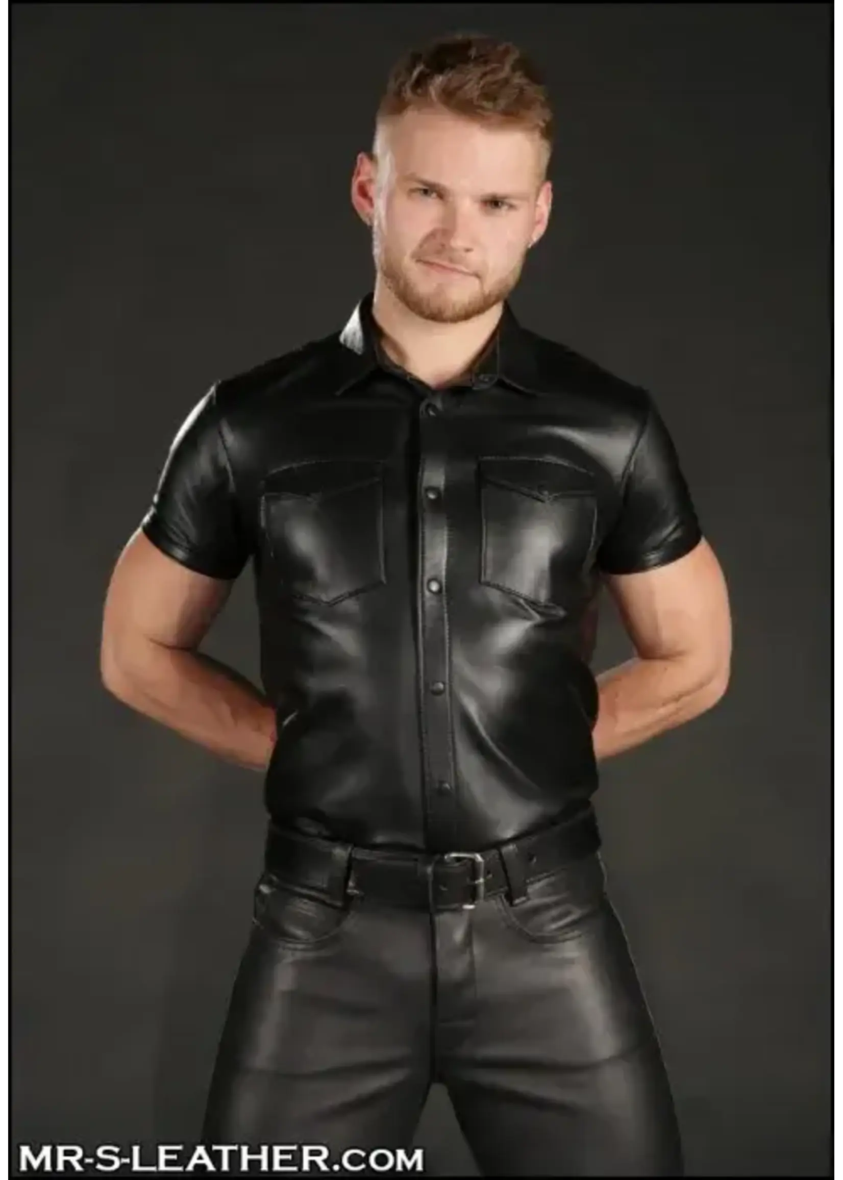 Mr. S Leather Mr. S Leather - Lambskin Classic Shirt