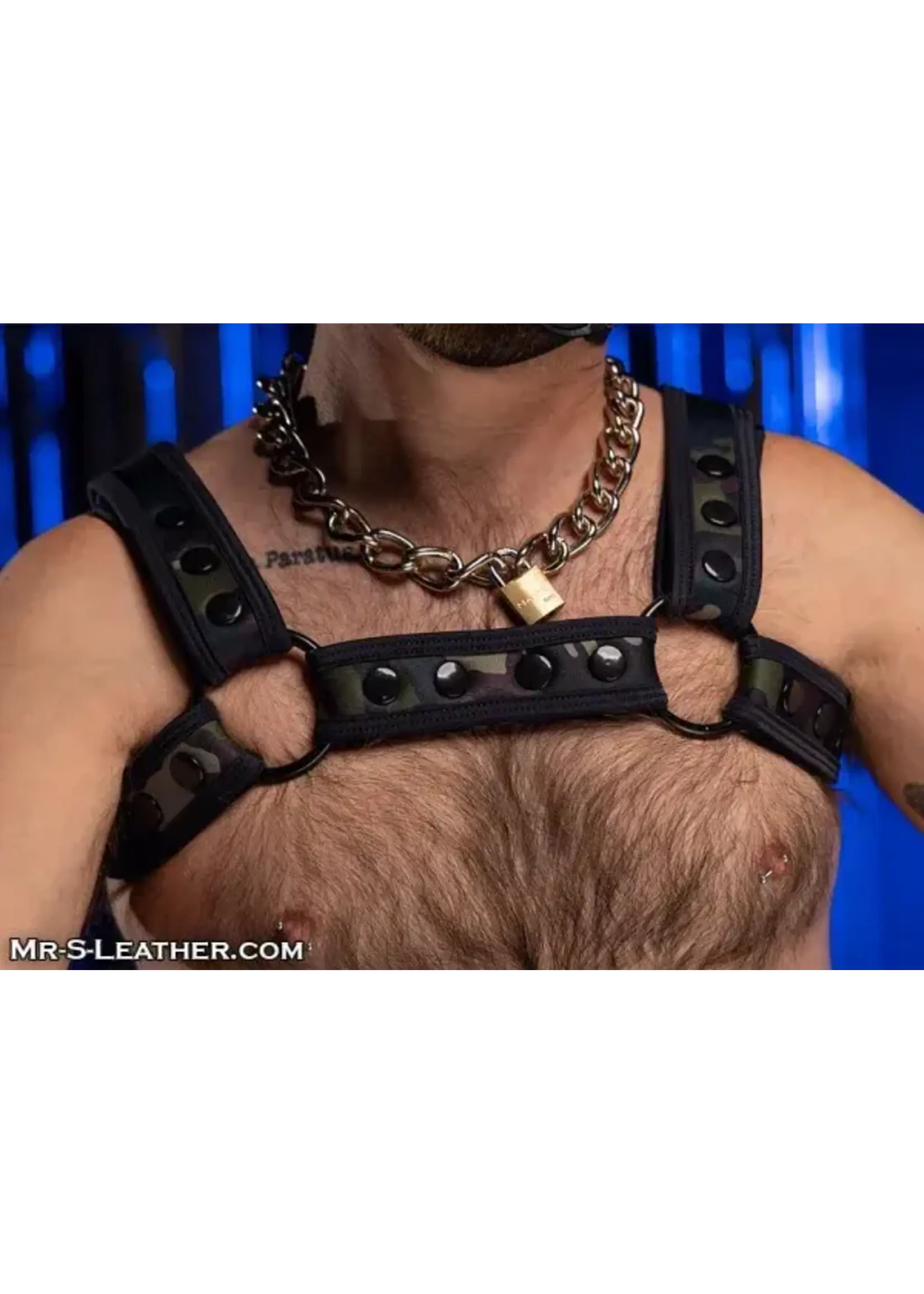 Mr. S Leather Mr. S Leather - Neo Bold Color Bulldog Harness
