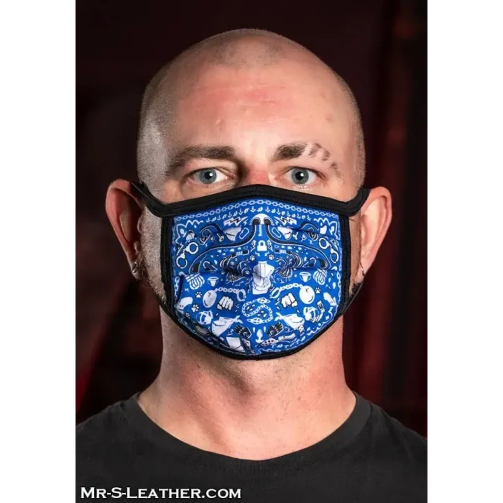 Mr. S Leather Mr. S Leather - Reversible Kinky Face Mask- One Size