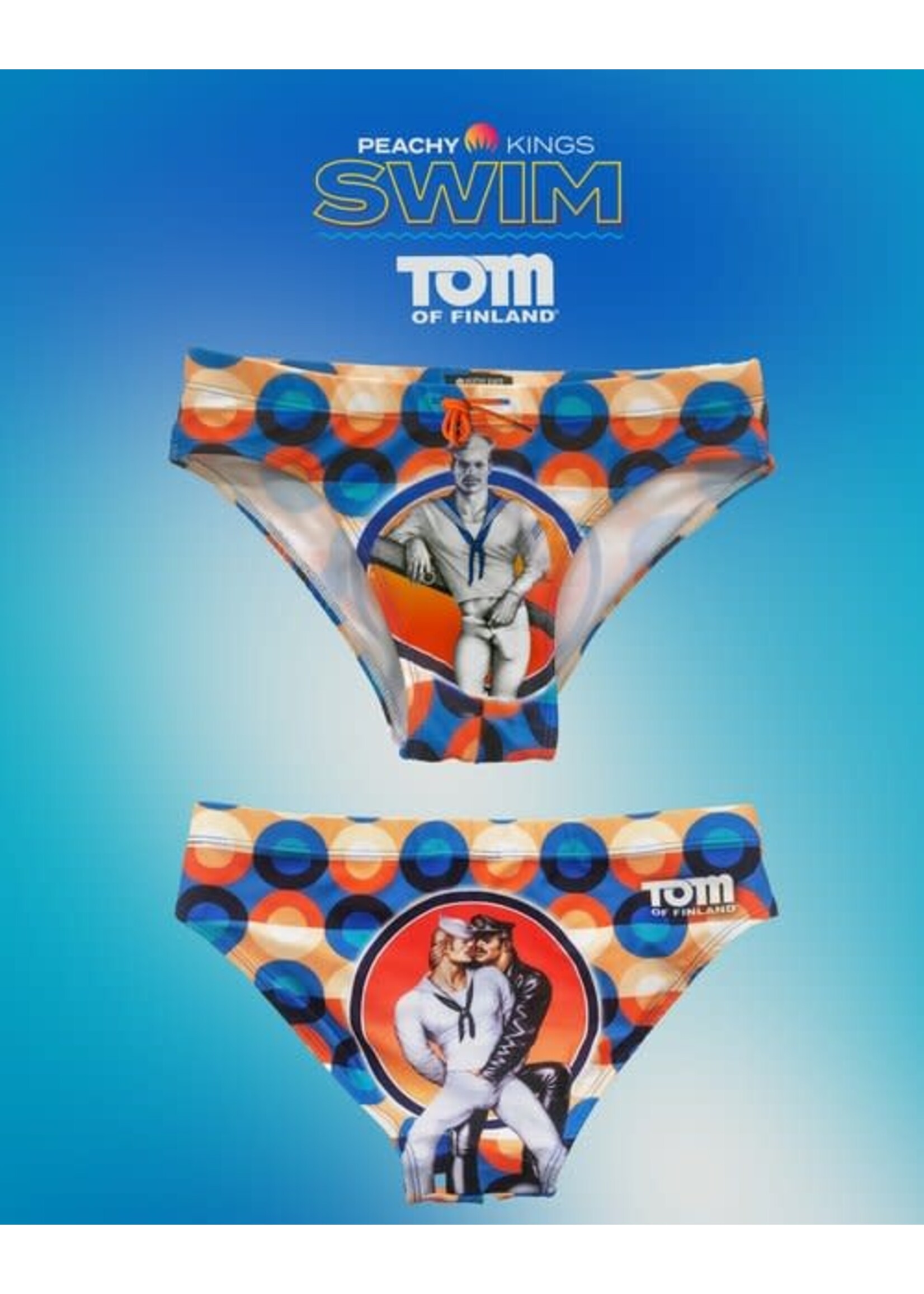 Peachy Kings SWIM Tom of Finland “SEAMAN” Swim Briefs