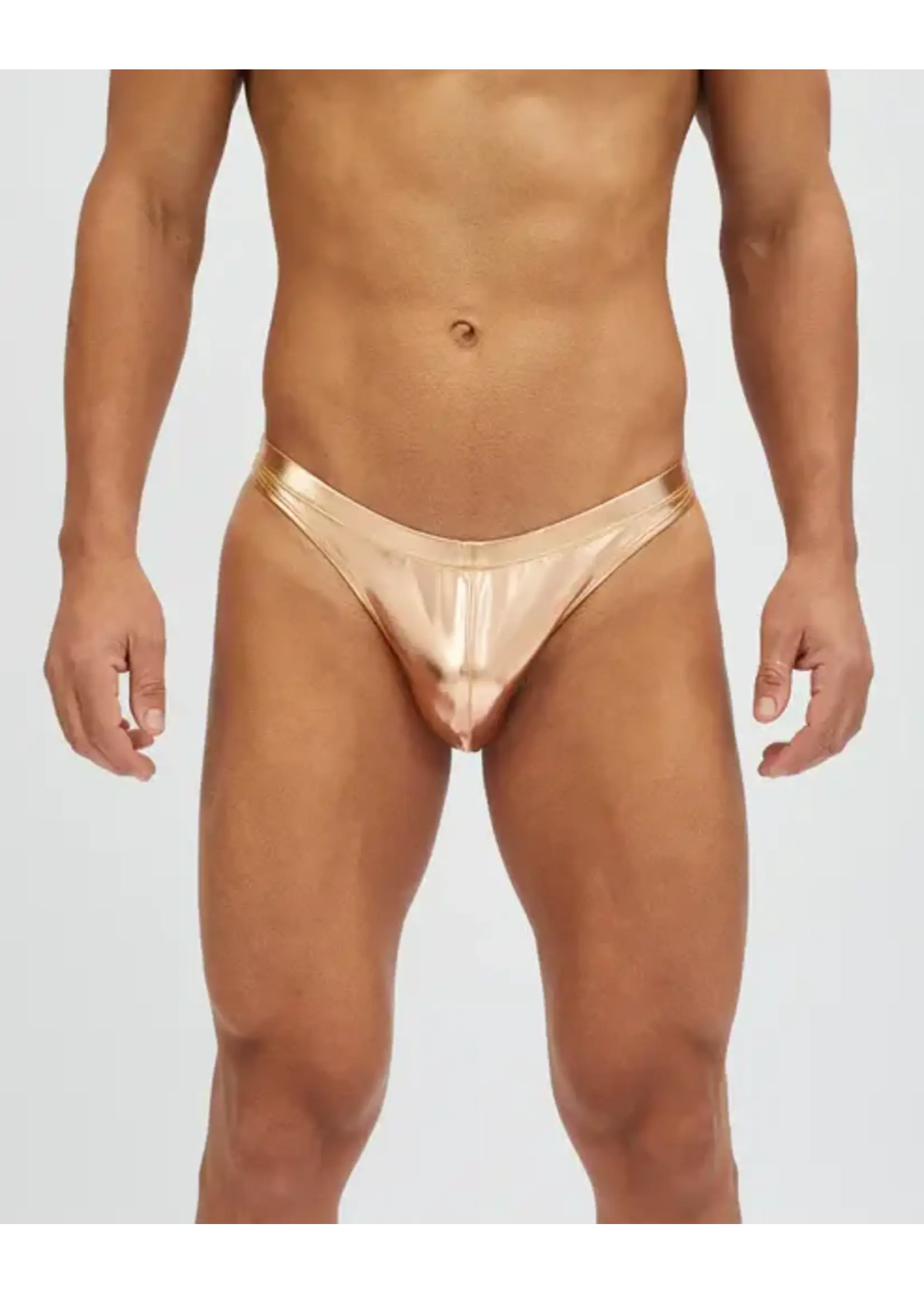 Metallic Swim Thong