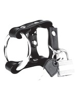 Prowler UK Blue Line Metal Cock Ring With Locking Ball Strap