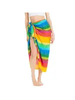 Cap Zone Rainbow Oversized Wrap Sarong