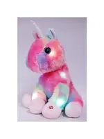 Unicorn Plush- Faux Fur w/ LED