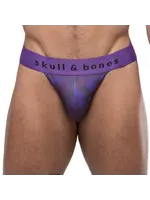 Skull & Bones Purple Camo Thong