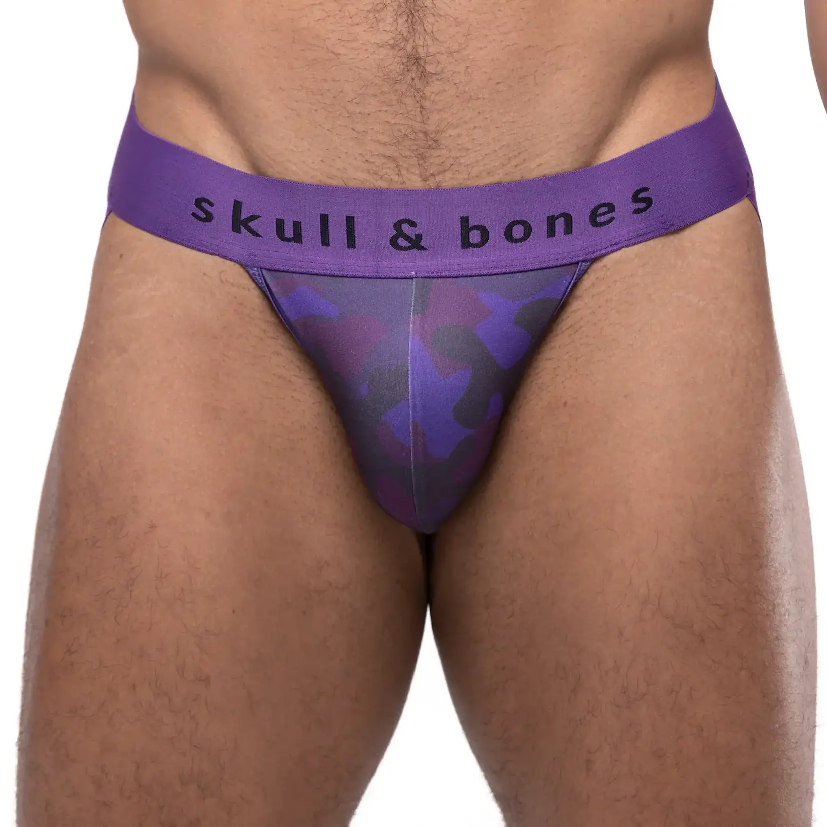 Skull & Bones Purple Camo Thong