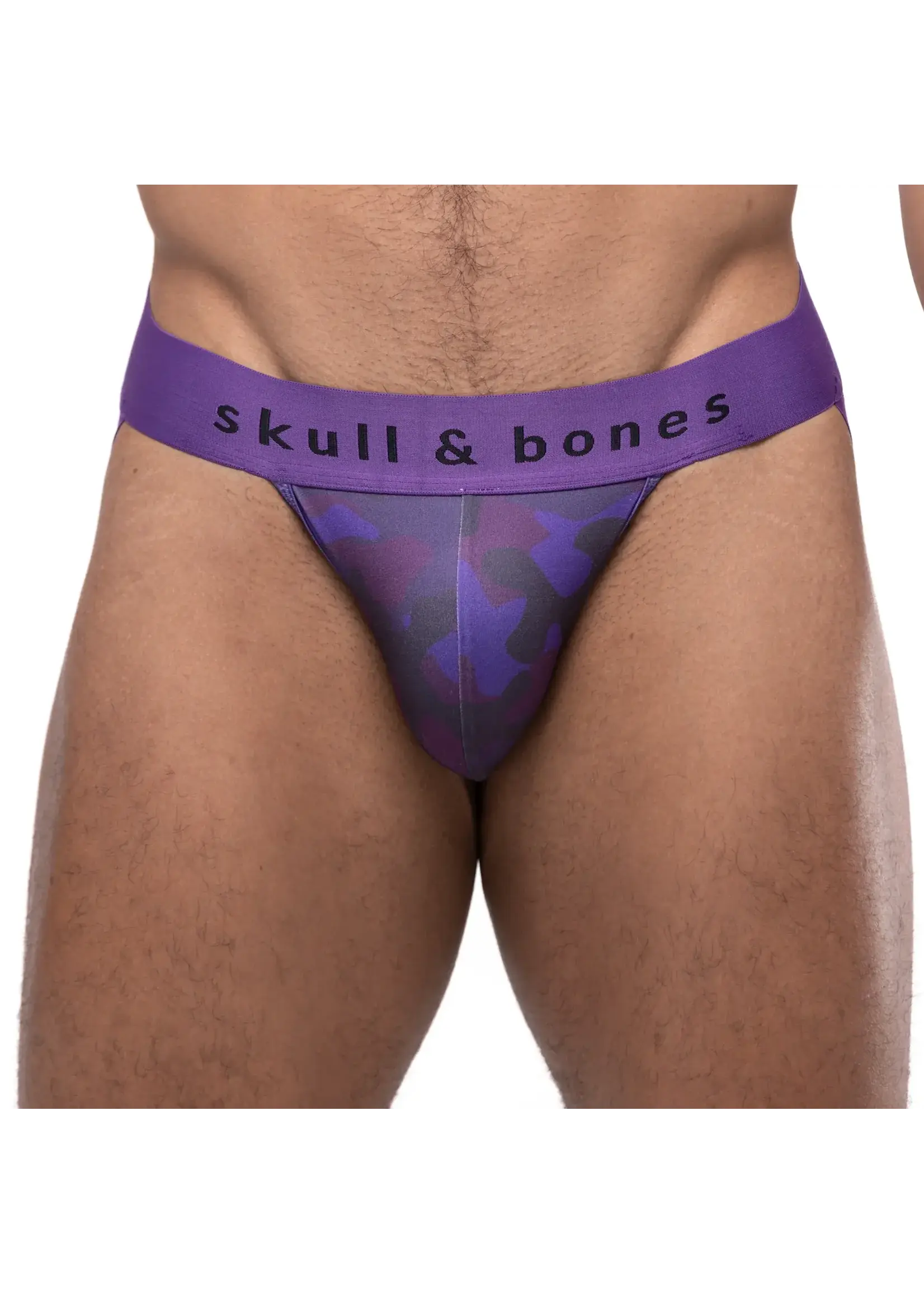 Skull & Bones Purple Camo Thong