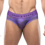 Skull & Bones Purple Camo Brief