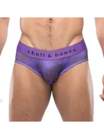 Skull & Bones Purple Camo Brief