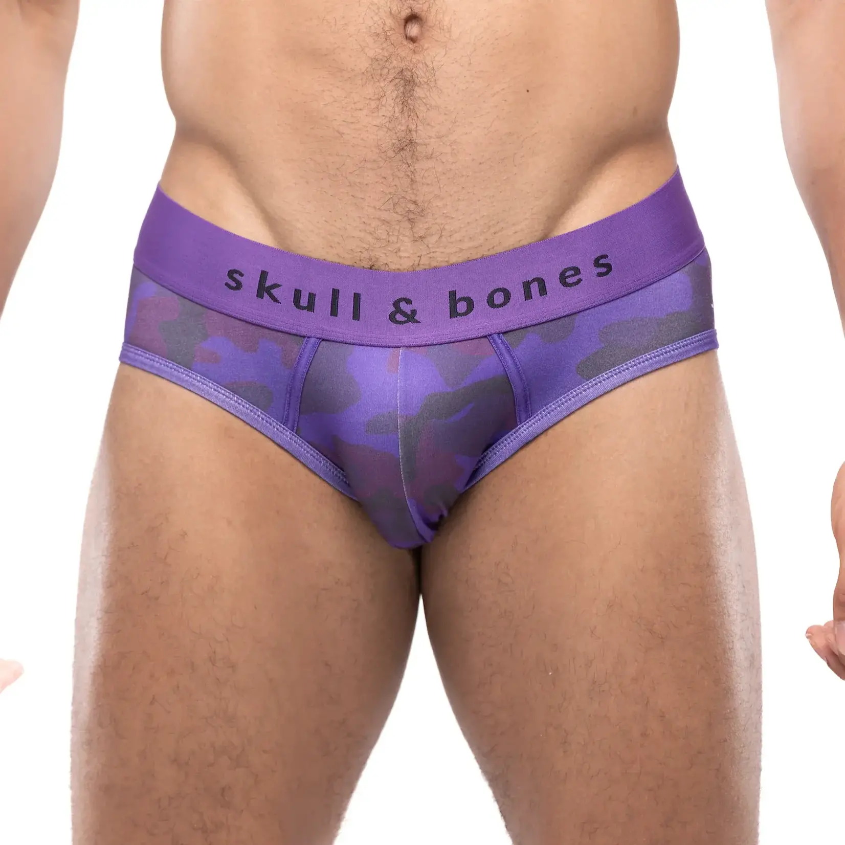 Skull & Bones Purple Camo Brief
