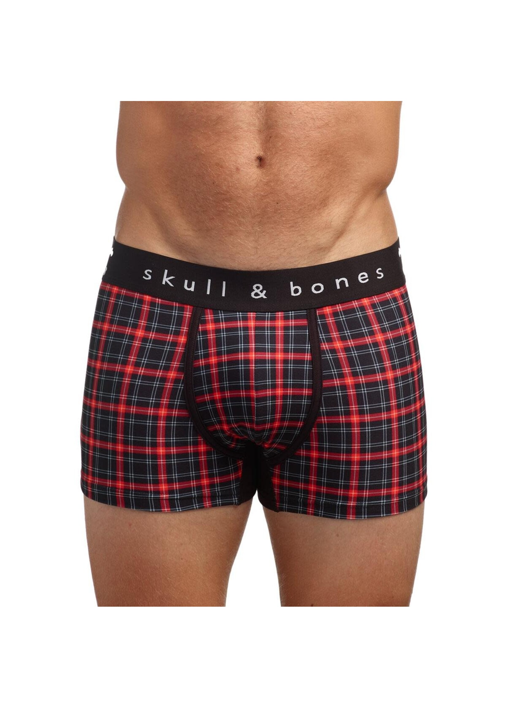 Skull & Bones Tartan Plaid Trunk