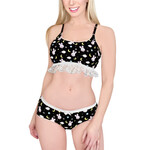 LittleForBig Snuggle Bunny Lingerie Set Black