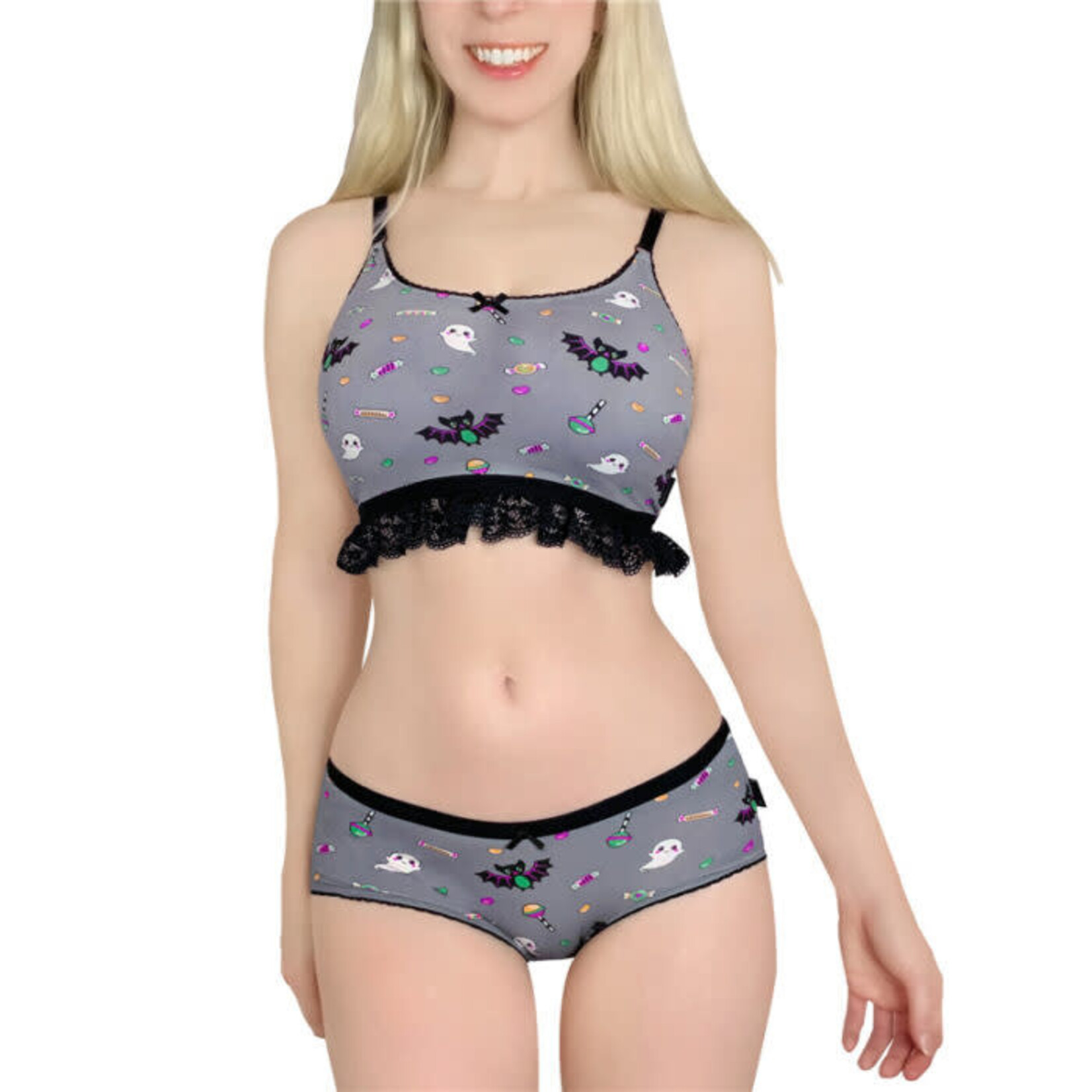 LittleForBig Sugar Bat Bralette Set