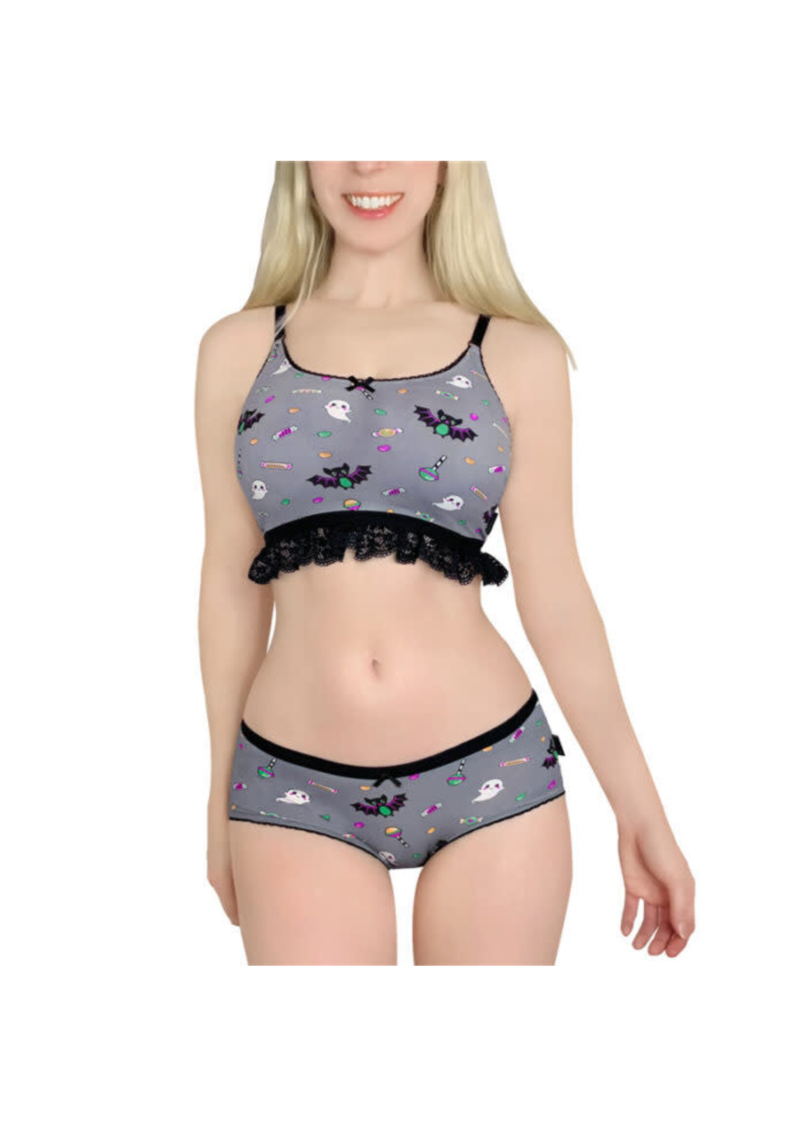 LittleForBig Sugar Bat Bralette Set