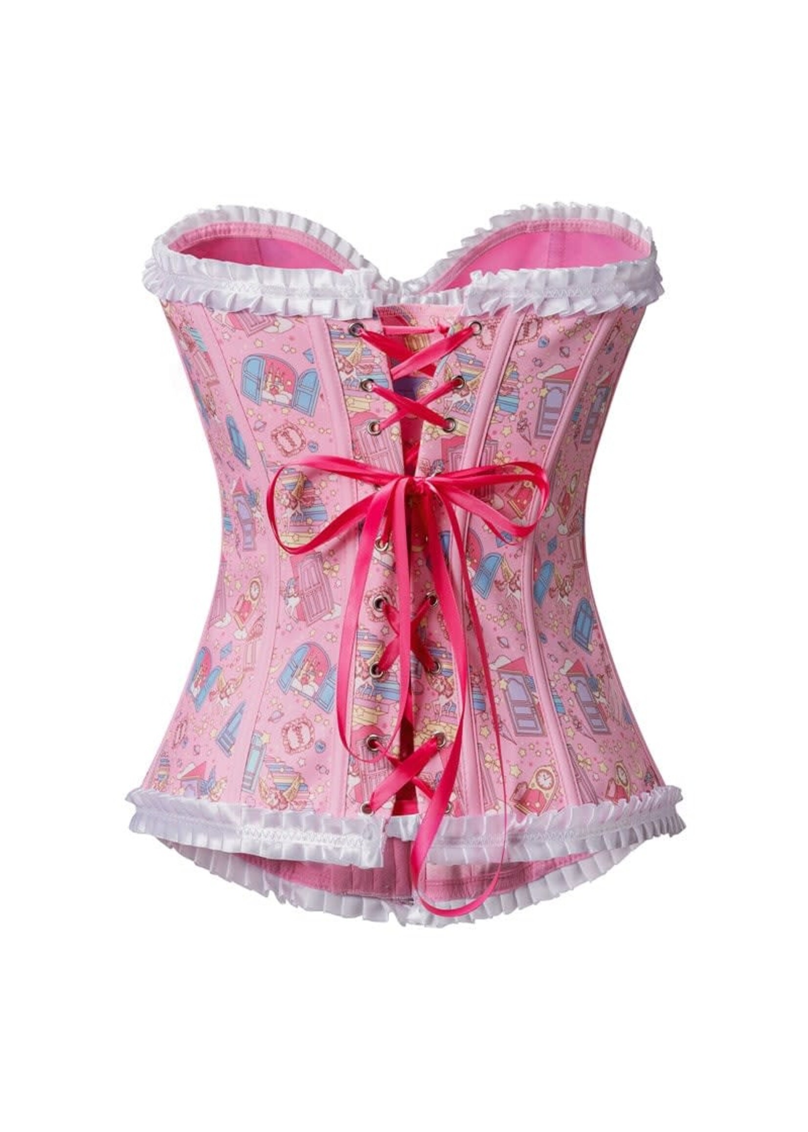 LittleForBig Unicorn Dreams Corset Pink