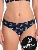Shinesty, Inc The Bare Back Bones | Skeletons Seamless Thong