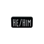 The Awareness Company He Him enamel Pins