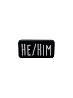 The Awareness Company He Him enamel Pins