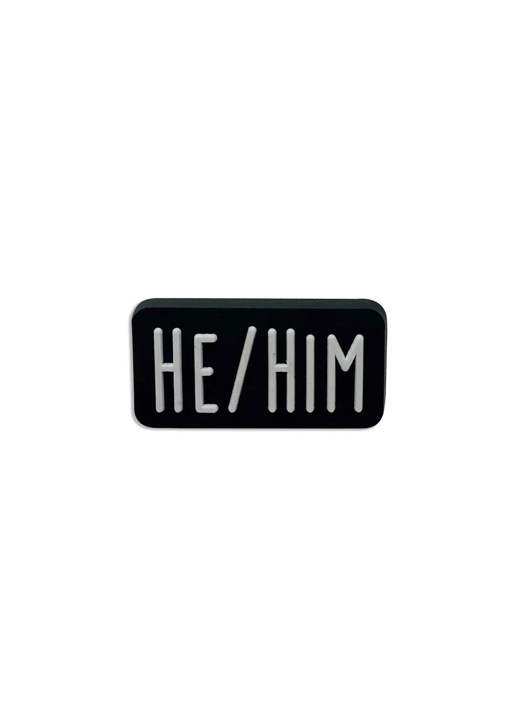 The Awareness Company He Him enamel Pins