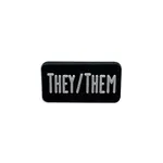The Awareness Company They/Them Pronoun Enamel Pin