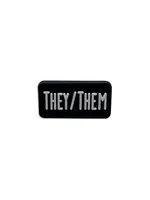 The Awareness Company They/Them Pronoun Enamel Pin
