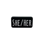 The Awareness Company She/Her Pronoun Enamel Pin