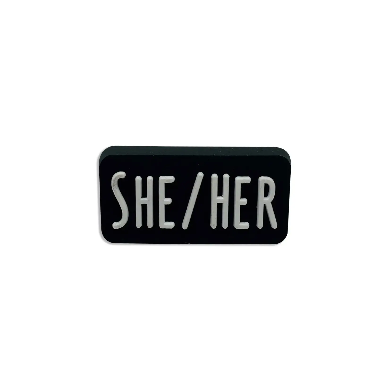 The Awareness Company She/Her Pronoun Enamel Pin