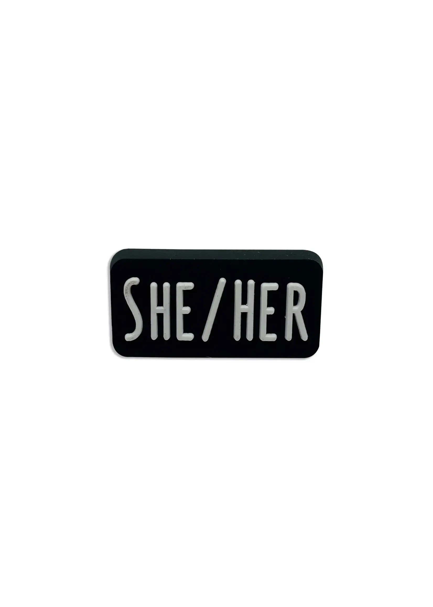The Awareness Company She/Her Pronoun Enamel Pin
