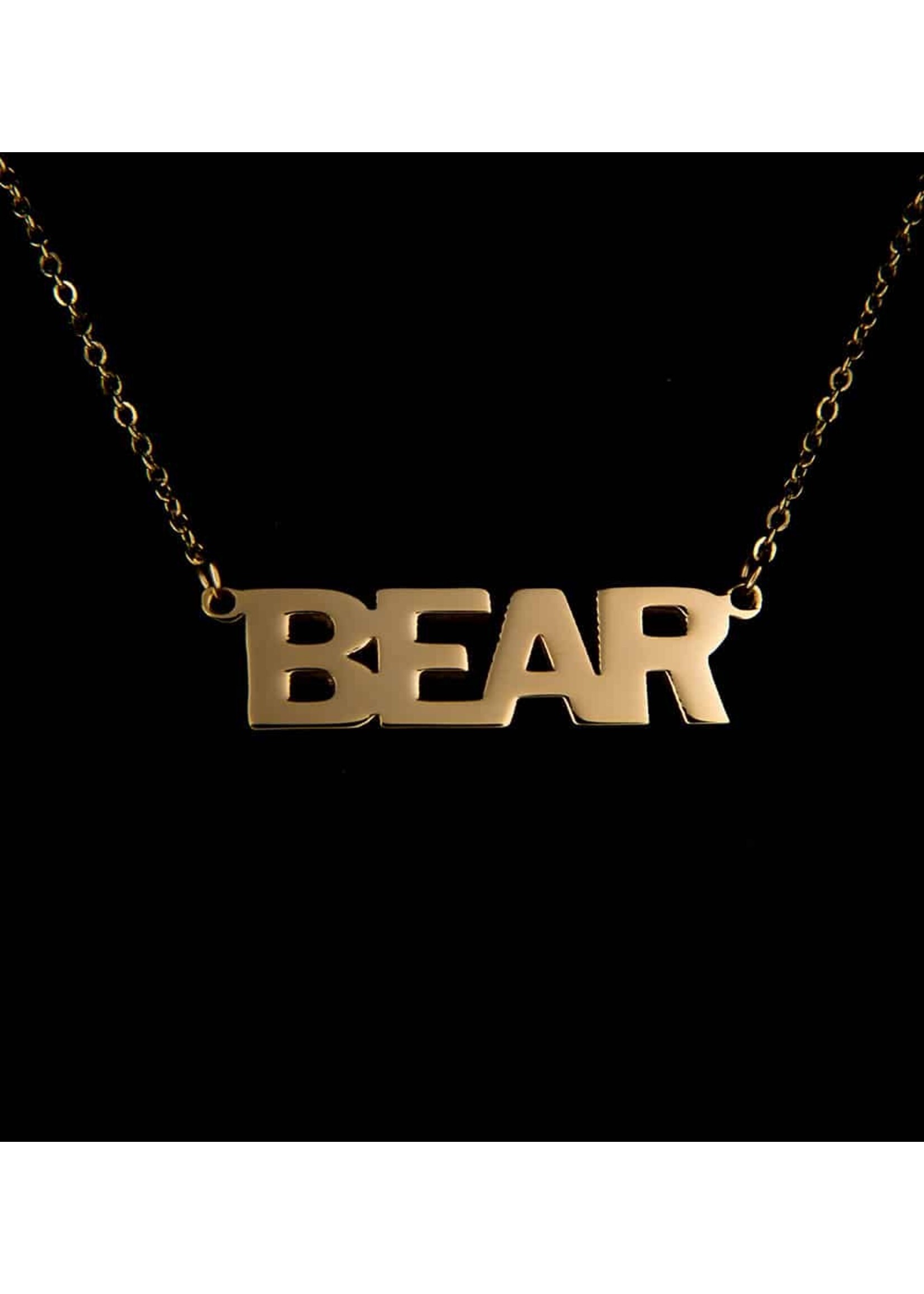 "Bear" 18k Gold Necklace