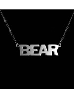 "Bear" Silver  Necklace