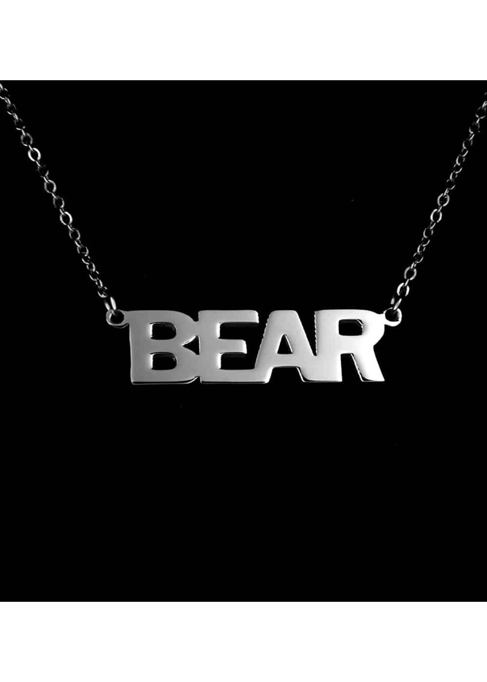 "Bear" Silver  Necklace