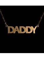 "Daddy" 18kt Gold  Necklace