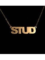 "Stud" 18kt Gold  Necklace
