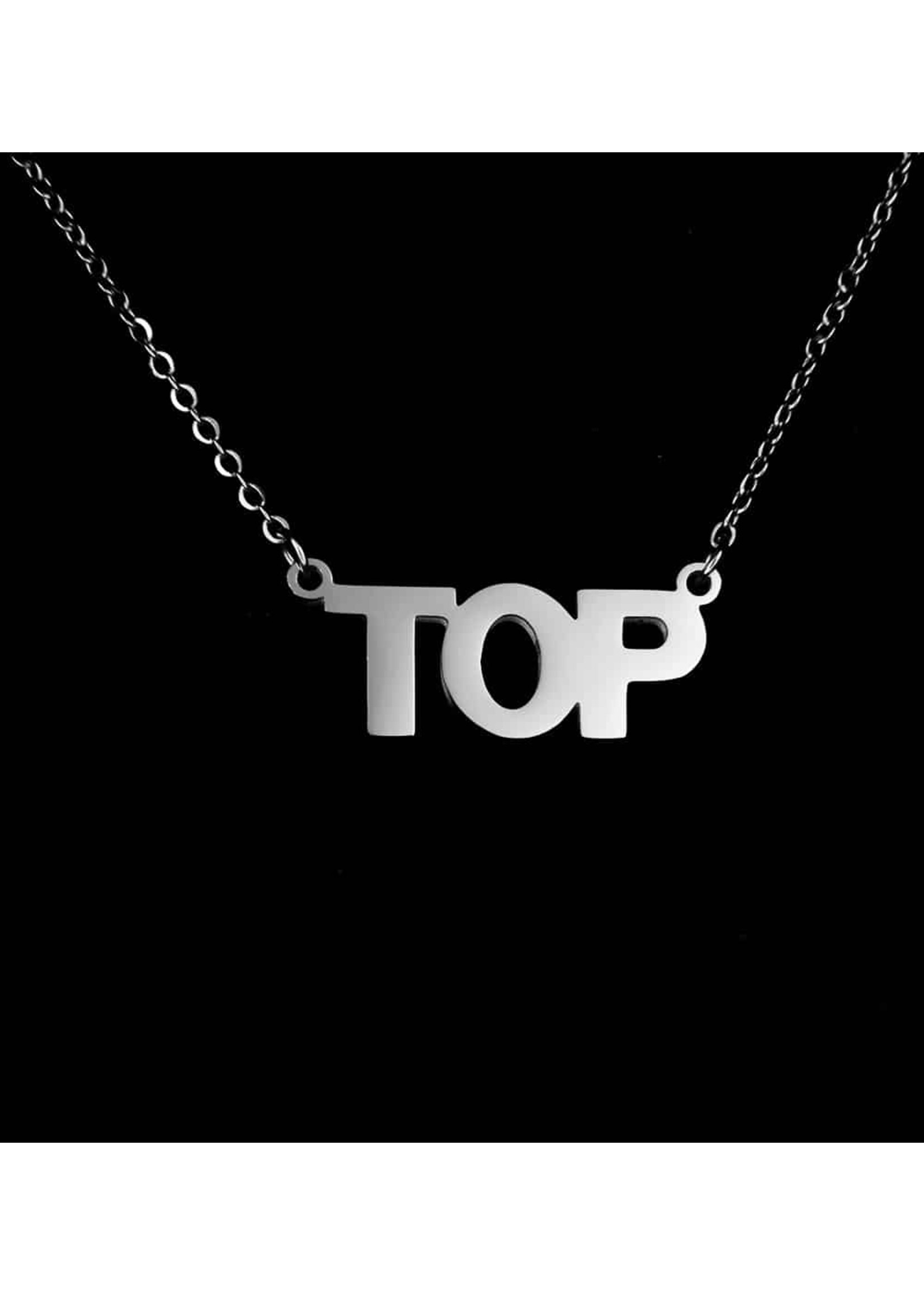 "Top"  Silver Necklace
