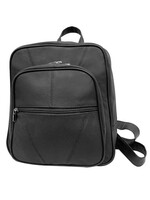 Roma Leathers Cowhide Leather Backpack - BLACK