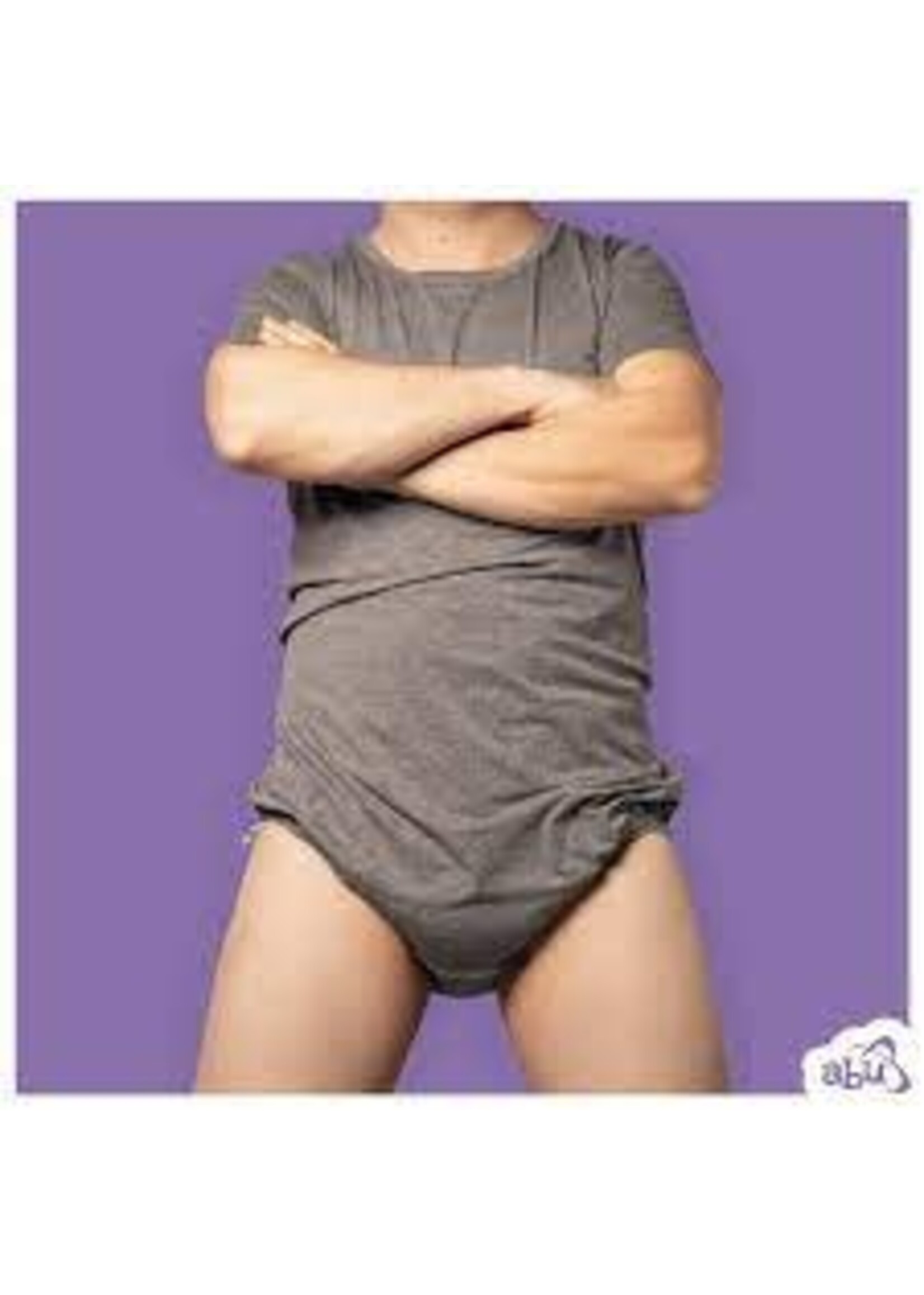 ABUniverse ABU Active DiaperSuit-Dark Grey- SM