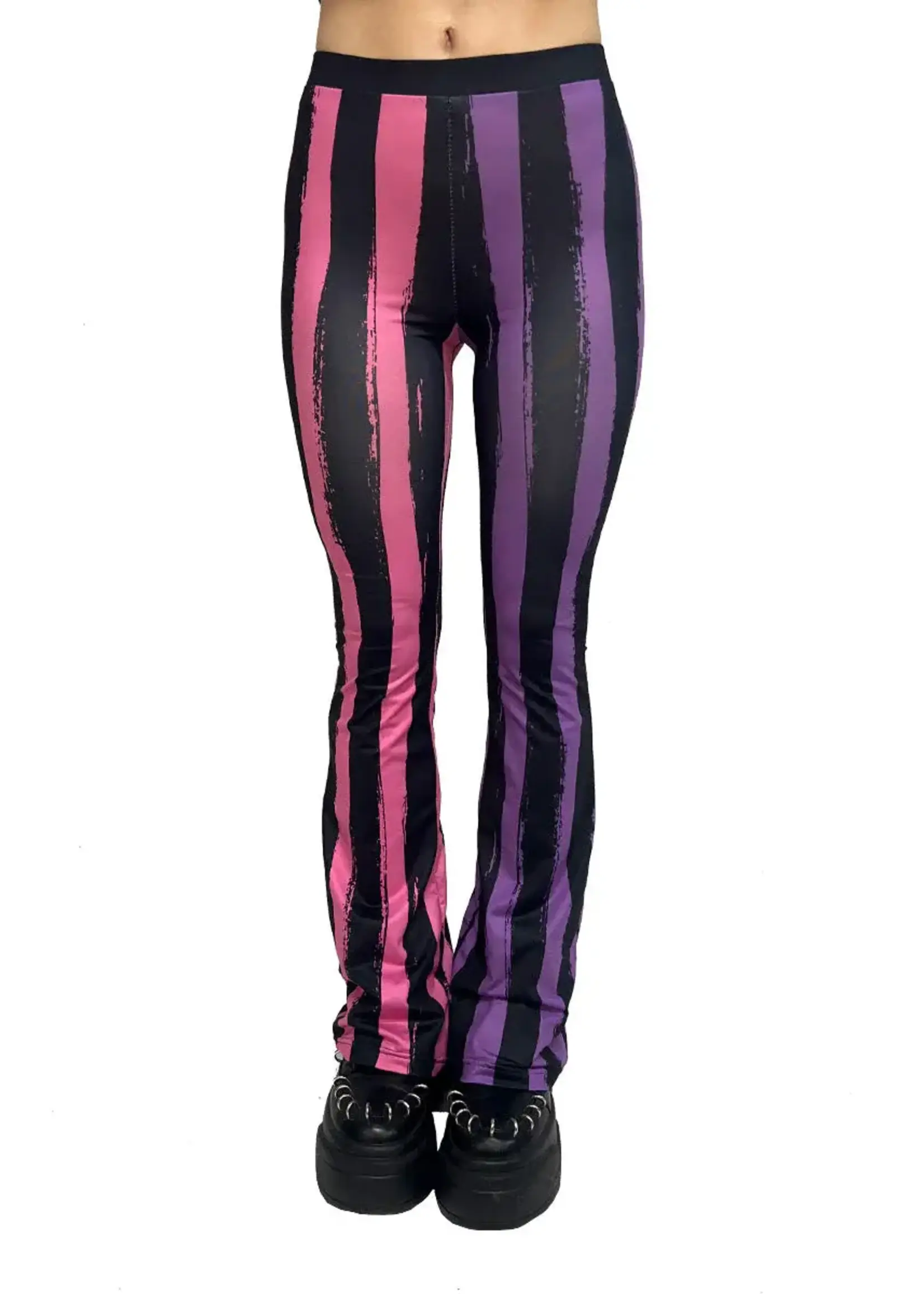 vampirefreaks Sweet Spooks Pastel Goth Striped Flares