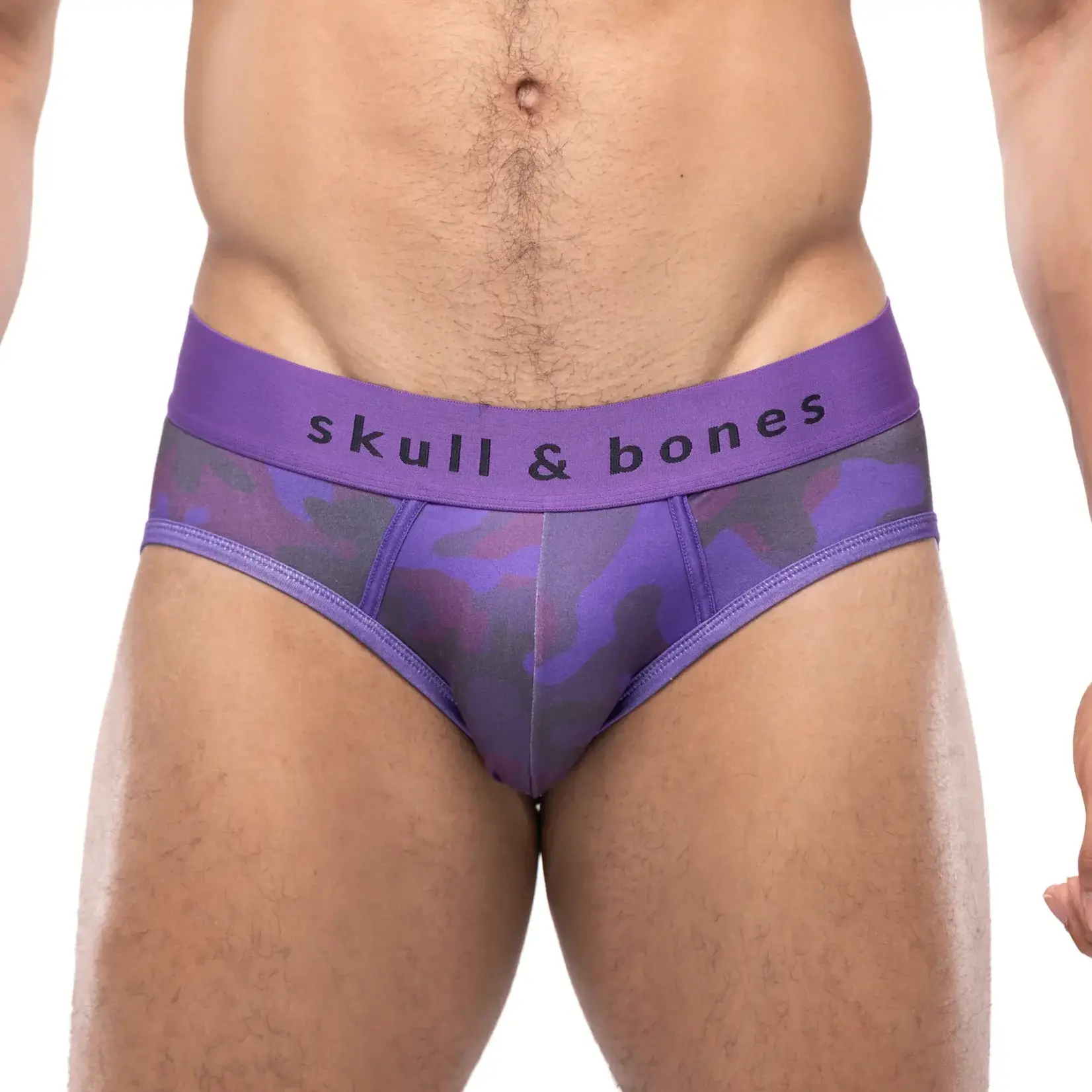 Skull & Bones Purple Camo Peek A Boo Brief